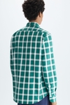 Chequered twill shirt