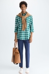 Chequered twill shirt