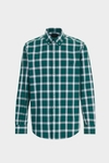 Chequered twill shirt