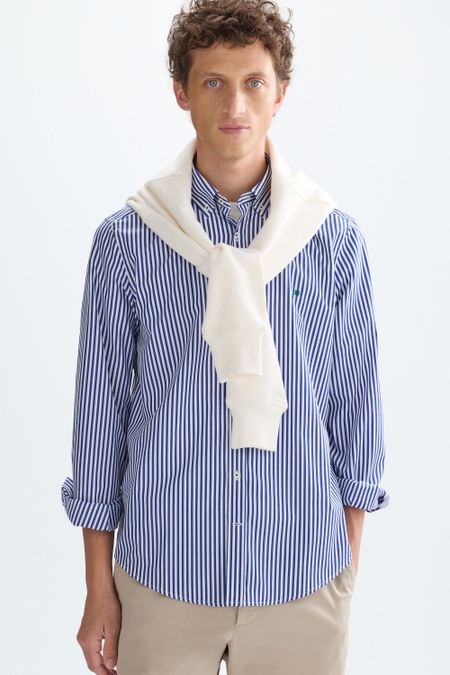 CAMISA POPELÍN RAYA CANDELA