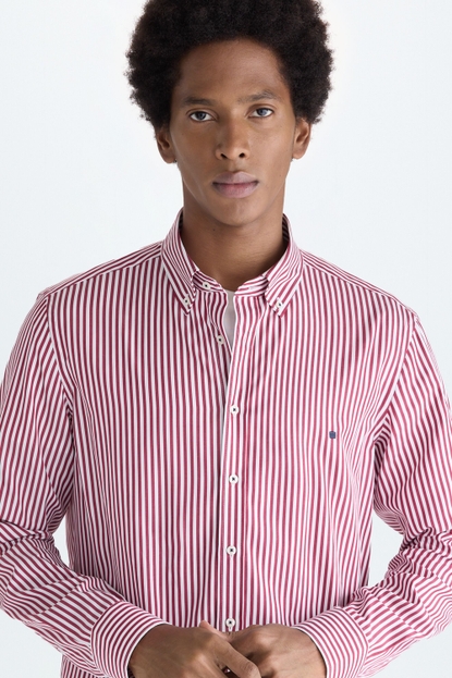 CANDY STRIPE POPLIN SHIRT