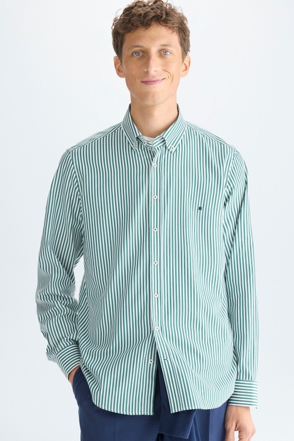 CANDY STRIPE POPLIN SHIRT