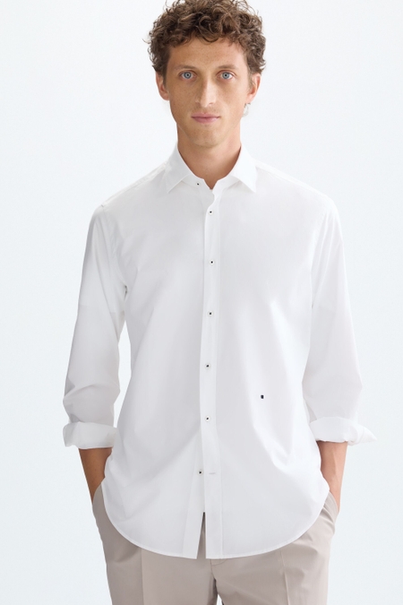 CAMISA SARGA CUELLO ITALIANO