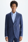 Linen relaxed fit suit jacket