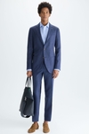 Linen relaxed fit suit jacket