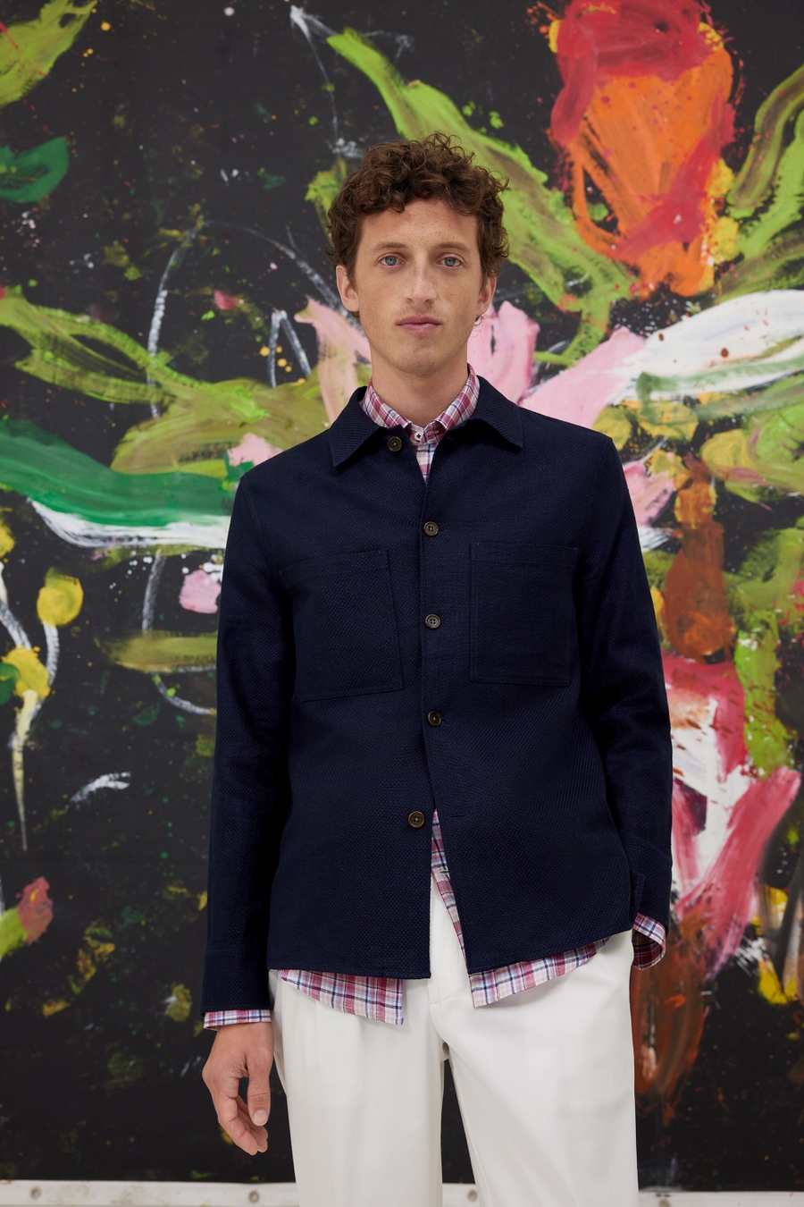 SOBRECAMISA ESTRUCTURA LINO ALGODÓN