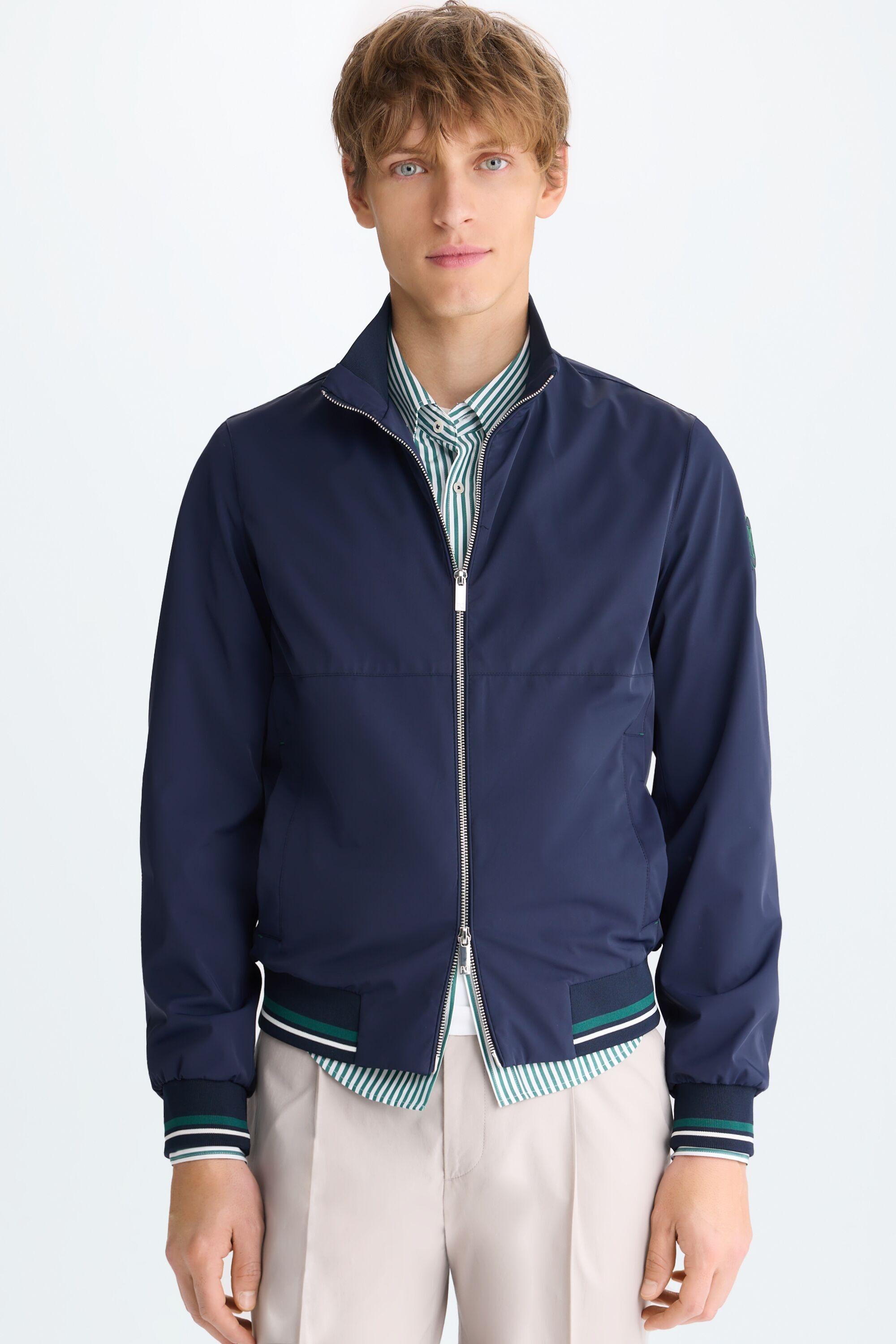 Stretch nylon jacket