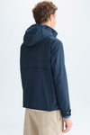 Hooded technical nylon jacket