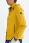 Hooded technical nylon jacket