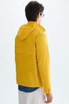 Hooded technical nylon jacket