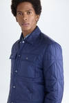 Origami quilted nylon overshirt