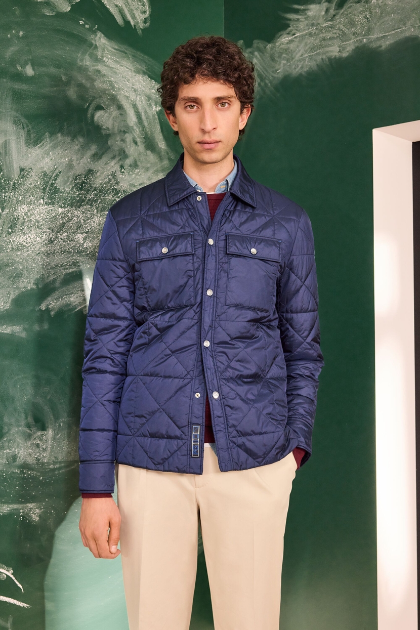 ORIGAMI QUILTED NYLON OVERSHIRT