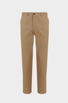 Cotton twill regular fit chino trousers