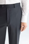 Tropical wool classic fit suit trousers