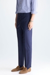 Tropical wool classic fit suit trousers