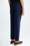 Wool fil-à-fil classic fit suit trousers