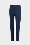 Wool fil-à-fil classic fit suit trousers