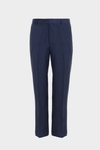 Linen classic fit suit trousers