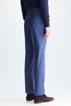 Tropical wool classic fit suit trousers