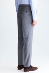 Tropical wool classic fit suit trousers