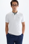 Polo slim fit piqué