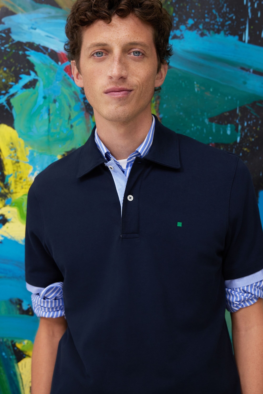 PIQUÉ DOUBLE POLO SHIRT