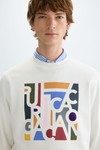 PG Lines print sweatshirt