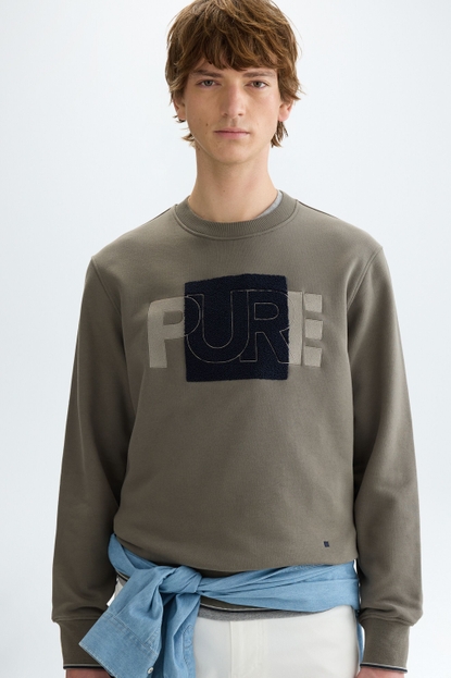 PURE EMBROIDERED SWEATSHIRT