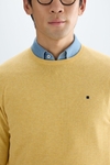 Cotton crew-neck sweater