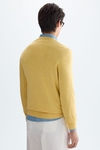 Cotton crew-neck sweater