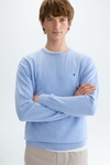 Cotton crew-neck sweater