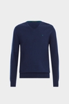 Pima cotton V-neck sweater