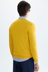 Pima cotton V-neck sweater