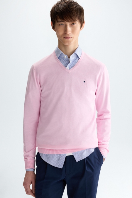 JERSEY ALGODÓN PIMA CUELLO PICO