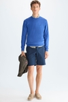 Pima cotton crew-neck sweater