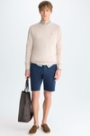 Pima cotton crew-neck sweater