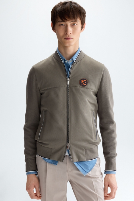 CAZADORA BOMBER PUNTO ALGODÓN ACOLCHADO