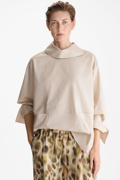 OVERSIZED COTTON POPLIN SHIRT