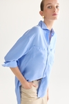 Cupro oversize shirt