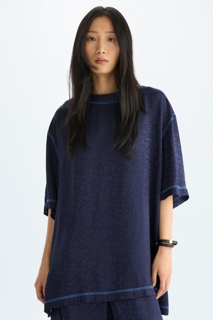 TOP OVERSIZE JACQUARD GUTENBERG