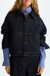 Origami denim oversize jacket