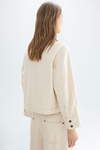 Cotton canvas oversize jacket