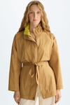 Belt nylon oversize reversible coat