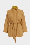 Belt nylon oversize reversible coat