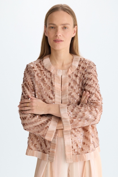 CHAQUETA CORTA LENTEJUELAS BAMBULA