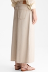 Cotton twill A-line culottes