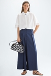 Poplin A-line culottes