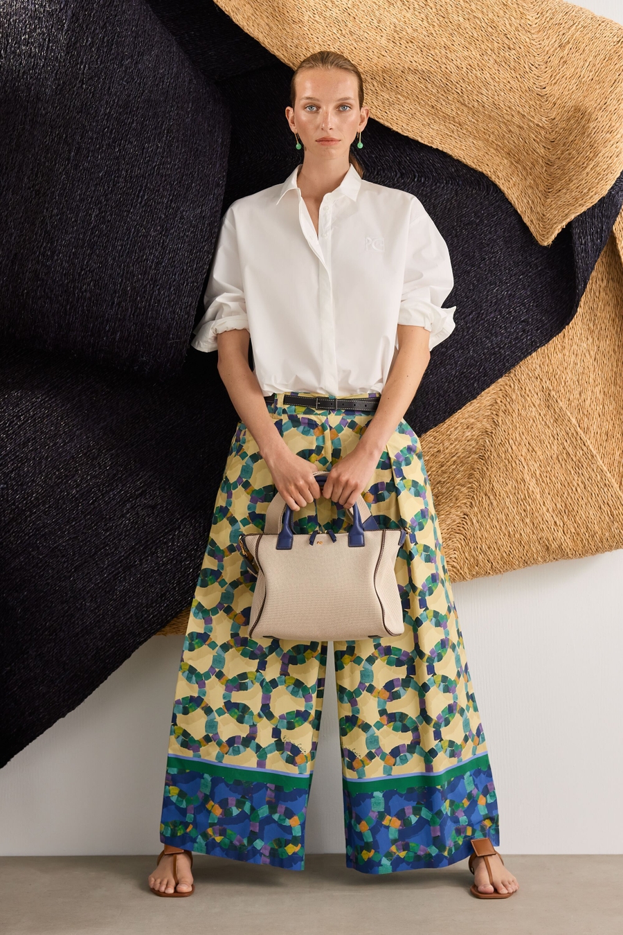 AFRIC8 PRINT POPLIN CULOTTES