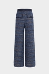 Denim effect woven straight-fit trousers