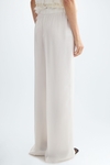 Crepe wide-leg trousers